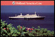 ÄLTERE POSTKARTE HOLLAND AMERICA LINE FLAGSHIP S.S. ROTTERDAM SCHIFF Ocean Liner Dampfer Passagierschiff Postcard Cpa AK - Wasserski