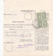 FOAIE DE EXPEDITIE POSTALA,MONEY ORDER,STATIONERY,PORT DU TAXE,ROMANIA 1933 GALATI - Port Dû (Taxe)