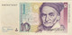 Germany 10 Mark, P-38a (02.01.1989) - AA Serial Number - About Uncirculated - 10 Deutsche Mark