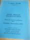 Vente Aux Enchères /Hôtel DROUOT Palais Galliera/ Vente Publique/ ADER-PICARD/ Octobre -Novembre  1971   CAT300 - Revistas & Catálogos