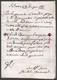 LETTERA PREFILATELICA DEL 1786 DA S.SEVERO A FOGGIA - FIRMATA MICHELE FRACCACRETA - PER DOMENICO SINISCALCO (PREF132) - 1. ...-1850 Prefilatelia