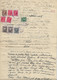 Document Fiscal Italie Cattaro Dalmatia Occup. Kotor Montenegro 1942 Italy Occupation WWII Revenue Stamped Doc - Montenegro