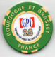 FICHE, TOKEN, GETTONE CASINO' GPI - BOURGOGNE & GRASSET, FRANCE, CHIP SAMPLE - Casino