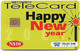 Namibia - Telecom Namibia - Happy New Year, Fireworks And Palm Trees, 10$, 2001, Used - Namibia