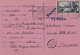 XK 539 - Cartolina QSL Da Gaggio Castelfranco E. A Palermo Annullo A Targhetta - CB