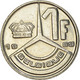 Monnaie, Belgique, Franc, 1989, Bruxelles, TTB, Nickel Plated Iron, KM:170 - 1 Frank