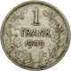 Monnaie, Belgique, Franc, 1909, TB+, Argent, KM:57.1 - 1 Franc