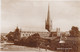 CPA NORWICH- CATHEDRAL PANORAMA, PEOPLE IN VINTAGE CLOTHES - Norwich