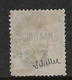 Martinique N°17b Variété Double Surcharge. Signé P.Scheller. Cote 700€ - Oblitérés