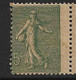 France N°130** GC Variété Piquage à Cheval Cote + 320€. - Unused Stamps