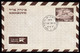 Israel Tel Aviv - Yafo 1957 Aerogramme / 150 Brown / Flying Deer - Poste Aérienne