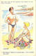 Fantaisies - Humour - Couple Sur La Plage - Bords Dentelés - Colorisé - Edit. Picard - Carte Postale Ancienne - Altri & Non Classificati