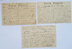 CARTE POSTALE - FRANCE - LOT DE 3 - ETABLISSEMENT PENITENTIAIRE DE FRESNES (94) - 1916 - CORRESPONDANCES - GARDIEN - Presidio & Presidiarios