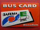 BUS CARD ORANGE Daruma URMET 10u Telephone Test Inductive Mint Unused Neuve (BA1019 - Tests & Services