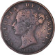 Monnaie, Grande-Bretagne, Victoria, 1/2 Penny, 1853, TB, Cuivre, KM:726 - C. 1/2 Penny