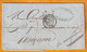 1848 - BORDEAUX, Gironde, Petit Cachet - Taxe Manuelle 7 Décimes - Sur Lettre Pliée Avec Correspondance - 1801-1848: Precursori XIX