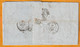 1848 - BORDEAUX, Gironde, Petit Cachet - Taxe Manuelle 7 Décimes - Sur Lettre Pliée Avec Correspondance - 1801-1848: Precursori XIX