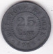 Belgique 25 Centimes 1916,  Albert Ier – Occupation, En Zinc , KM# 82 - Occupazione Tedesca 1915-1918