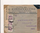 COVER 1945 CENSURA MADRID - A.BARRANQUERO - EXPORATEUR DE FRUITS SEC  MALAGA - TO GAND BELGIQUE       2 SCANS - Marcas De Censura Nacional