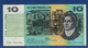 AUSTRALIA - P.45e - 10 Dollars (1974-1991) AVF, Serie UNQ 981606 - 1974-94 Australia Reserve Bank (Banknoten Aus Papier)