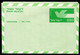Israel / Aerogramme / 0.50 Green / Bird / New, Unused - Airmail