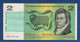 AUSTRALIA - P.38a - 2 Dollars (1966-1972) XF, Serie FFX 565293 - 1966-72 Reserve Bank Of Australia