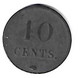 *st Bernard Gevangenisgeld 10 Ccents 1823-33   Sb3.4 - Altri & Non Classificati