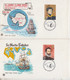 United Kingdom 1972  British Polar Explorers  4 FDC (TA194) - Explorateurs & Célébrités Polaires