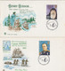 United Kingdom 1972  British Polar Explorers  4 FDC (TA194) - Explorateurs & Célébrités Polaires