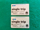 Lot De 2 Tickets Train - Australia - World