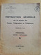 L128 - 1951 Instruction Générale Sur Le Service Des PTT Fascicule PD Personnel Positions Et Remplacements 500-34 - Administraciones Postales