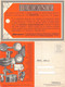 014554 "MILANO - DITTA BASE- ARTICOLI PER LA CASA - BUONO PER CATALOGO NR. 2" 1961  PUBBL - Pubblicitari