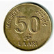 MALDIVES / 50 LAARI / 1984 - 1404 - Maldives