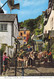 CLOVELLY UP-A-LONG VILLAGE, DONKEY, PEOPLE - Clovelly