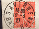 Delcampe - France-Semeuse 194/199 Sur Fragments 23 Timbres Stamp Perforé, Perforés,Perfin Perfins,Perforatis,Perforated,Perforata - Used Stamps