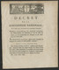 DECRET CONVENTION NATIONALE 1793 DEMOLITION DU DONJON DU CHATEAU DE CAEN ET RENOUVELLEMENT DES AUTORITES DU CALVADOS - Documentos Históricos