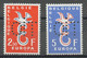 Europa CEPT 1958 Belgique - Belgium - Belgien Y&T N°1064 à 1065 - Michel N°1117 à 1118 *** - Perforé OIT - 1958