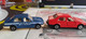 4x Majorette  3x Alfa Romeo Giulietta + 1x Alfa Romeo 75 - Majorette