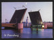 Russia Bridge Postcard With Saint Petersburg Cancellation Sent Tot US - Lettres & Documents