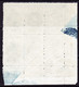 1920 Wappen Muster, Starke Quetschfalte, Ungebrauchter 6er Block. 15 H Blau. - Errores & Curiosidades