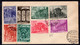 1949 7 MAR  FDC VENETIA  "BASILICHE" SERIE COMPLETA SU DUE BUSTE SASS S.30. MOLTO BELLE - Covers & Documents