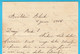 Delcampe - FIMISTON KALGOORLIE (Western Australia) Old Letter 1904 Sent Mr. Viscovich, Proprietor Of California Cafe-Boulder Block - Covers & Documents