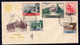 1950 12 APR FDC VENETIA POSTA AEREA SERIE COMPLETA "VEDUTE" SU DUE BUSTE   BELLISSIME CV 375+ - Covers & Documents