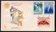 Delcampe - INSIEME DI 11 BUSTE TUTTE FDC VENETIA SERIE COMPLETA DI 10 VALORI "GIOCHI OLIMPICI INVERNALI A CORTINA D AMPEZZO" SU 3 B - Covers & Documents