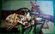 Cpa Signée Aug.MULLER ,UN BEAU TABLEAU DE CHASSE , FUSIL GIBIER , 1908, Table Of Trophy Hunting  WILDFOWL GUN A/s - Müller, August - München