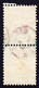 1881 3 Fr. Braun Und Rosa Telegraphen Marke, Im Paar, Gestempelt CAROUGE, Faserpapier - Telegraafzegels