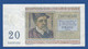 BELGIUM - P.132b - 20 Francs 03.04.1956 XF/AU, Serie Z07 660098 - Otros & Sin Clasificación