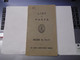 SINGER : MACHINE N° 72W 12  LIST OF PARTS THE SINGER MANUFACTURING COMPANY (revised 1920) - Máquinas