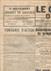 LE COMBATTANT DU POITOU,  Journal 2 Pages ,  N° 22 , Oct.-nov.1949,  Militaria ,  2 Scans , Frais Fr 2.50 E - Autres & Non Classés