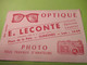 Buvard Ancien /OPTIQUE-PHOTO/Opticien-Lunetier LECONTE/ Place De La Paix/SURESNES /Vers 1950-60      BUV619 - Altri & Non Classificati